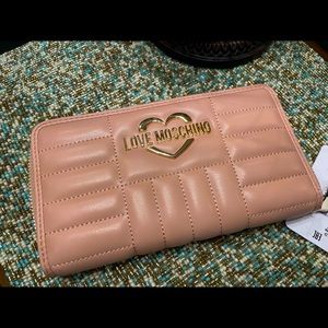 Love Moschino Quilted Wallet NWT